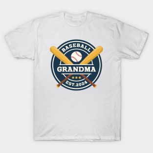 Baseball Grandma Mothers Day T-Shirt